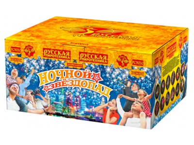 Ночной звездопад Комбинированный Фейерверк купить в Вилючинске | vilyuchinsk.salutsklad.ru