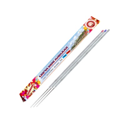 Триколор 300 мм. Бенгальские огни цветные купить в Вилючинске | vilyuchinsk.salutsklad.ru