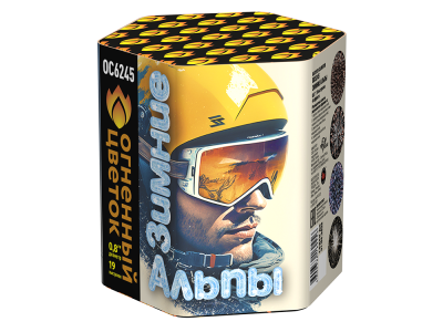 Зимние Альпы Батарея салютов купить в Вилючинске | vilyuchinsk.salutsklad.ru