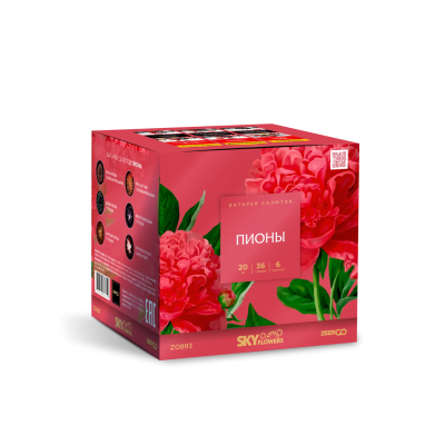 Пионы Салют купить в Вилючинске | vilyuchinsk.salutsklad.ru